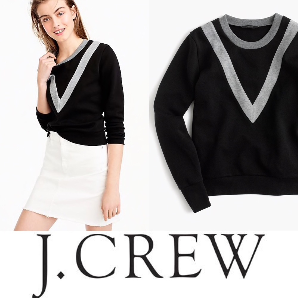 J. Crew Varsity Colorblock Sweatshirt C4